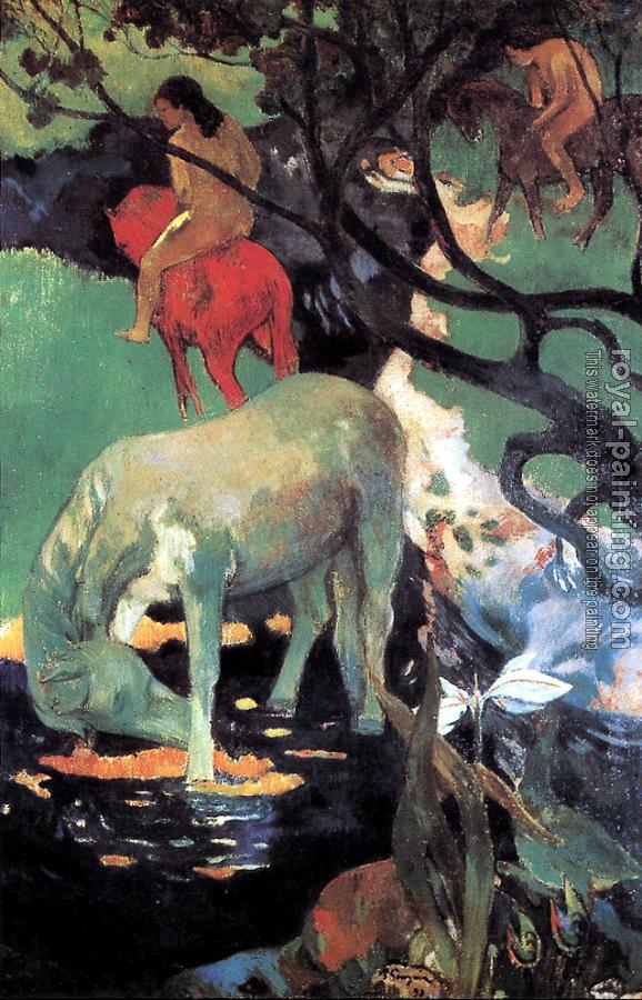 Paul Gauguin : The White Horse